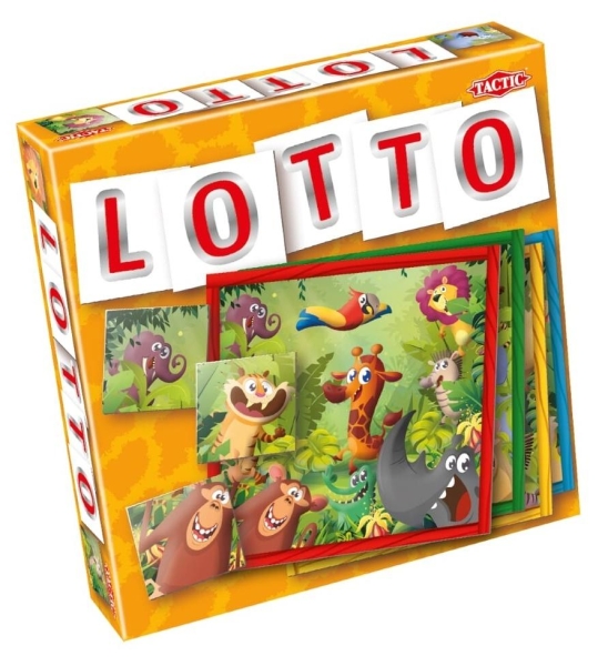 LOTTO DŻUNGLA GRA PLANSZOWA KAFELKI DLA DZIECI