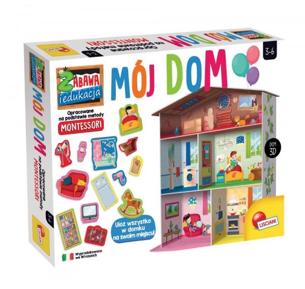 MONTESSORI MAXI MÓJ DOM GRA EDUKACYJNA