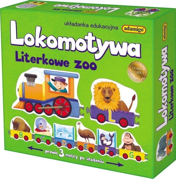 LOKOMOTYWA LITERKOWE ZOO GRA EDUKACYJNA