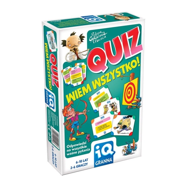 QUIZ WIEM WSZYSTKO GRA EDUKACYJNA