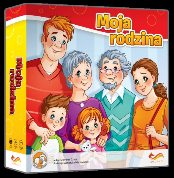MOJA RODZINA GRA PLANSZOWA DLA DZIECI
