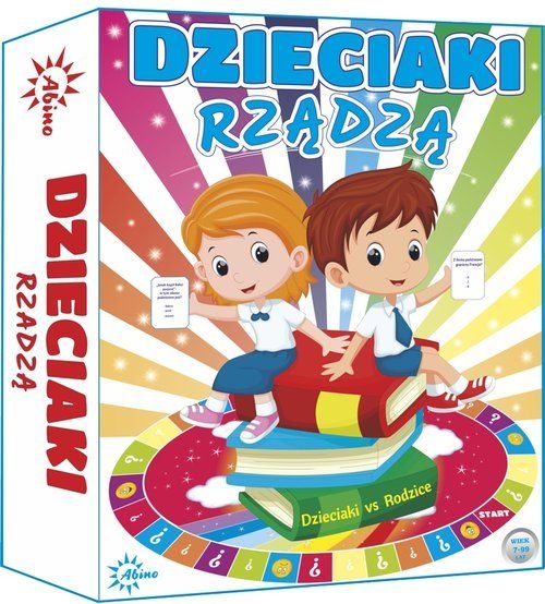 DZIECIAKI RZĄDZĄ GRA EDUKACYJNA RODZINNA