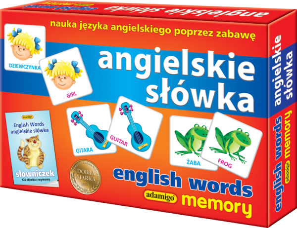 ANGIELSKIE SŁÓWKA MEMORY GRA EDUKACYJNA DLA DZIECI