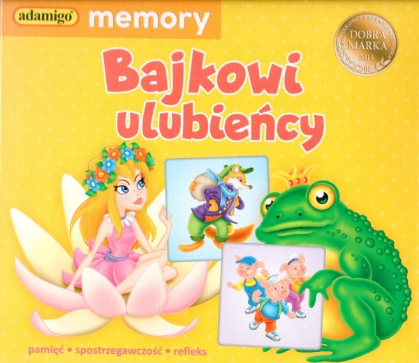 BAJKOWI ULUBIEŃCY MEMORY GRA DLA DZIECI