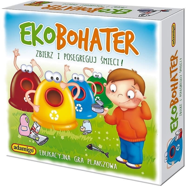 EKOBOHATER ZBIERZ I POSEGREGUJ ŚMIECI GRA EDUKACYJNA