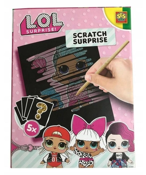 L.O.L. SURPRISE OBRAZKI ZDRAPKI