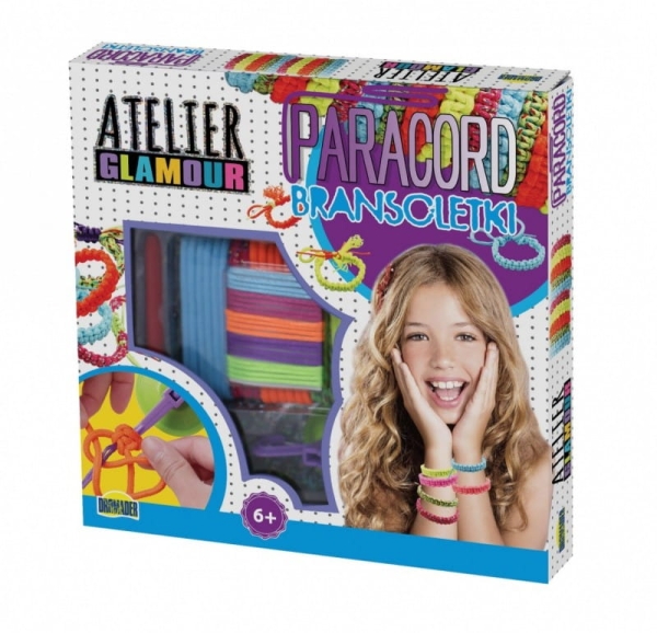 ZESTAW KREATYWNY ATELIER GLAMOUR BRANSOLETKI PARACORD