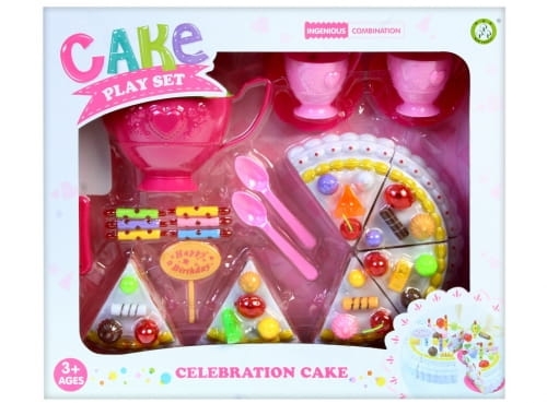 NACZYNIA KUCHENNE TORT Z AKCESORIAMI ZABAWKA