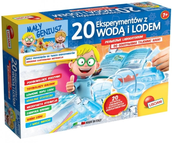 MAŁY GENIUSZ 20 EKSPERYMENTÓW Z WODĄ I LODEM