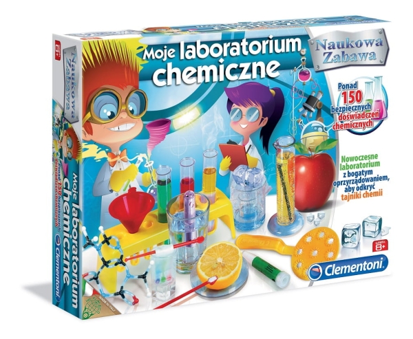 NAUKOWA ZABAWA MOJE LABORATORIUM CHEMICZNE