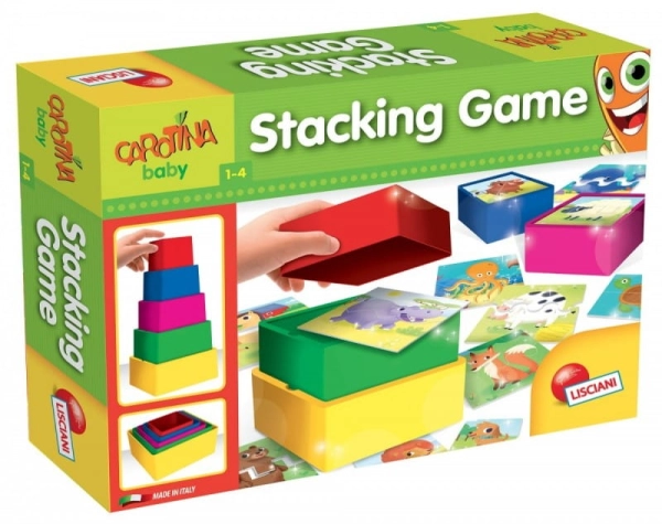 BABY STACKING GAME KOSTKI DO UKŁADANIA PUZZLE