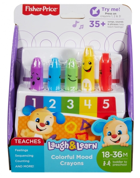 FISHER-PRICE FBP55 UCZĄCE KREDKI KOLORKI-HUMORKI