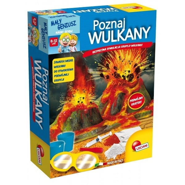 MAŁY GENIUSZ POZNAJ WULKANY ZESTAW EDUKACYJNY