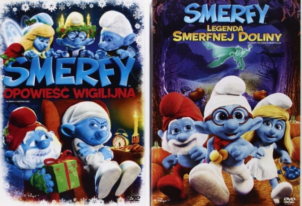 SMERFY OPOWIEŚĆ WIGILIJNA LEGENDA SMERFNEJ DOLINY 2DVD