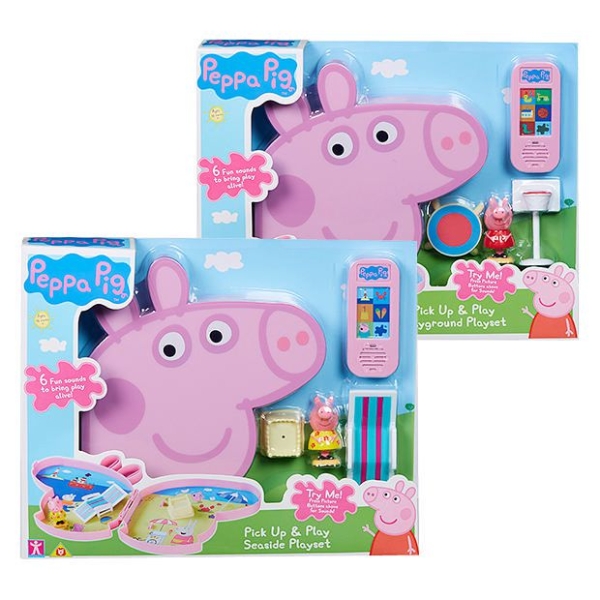 ŚWINKA PEPPA WALIZECZKA Z ZESTAWEM MIX WZORÓW