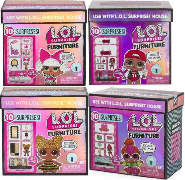 L.O.L. SURPRISE MEBELKI Z LALKĄ MIX WZORÓW