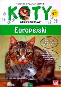 KOTY DZIKI I DOMOWE EUROPEJSKI KOLEKCJA 20 FIGURKA 