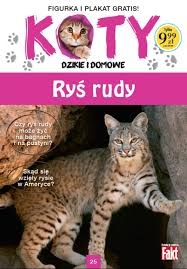 KOTY DZIKIE I DOMOWE RYŚ RUDY FIGURKA 25