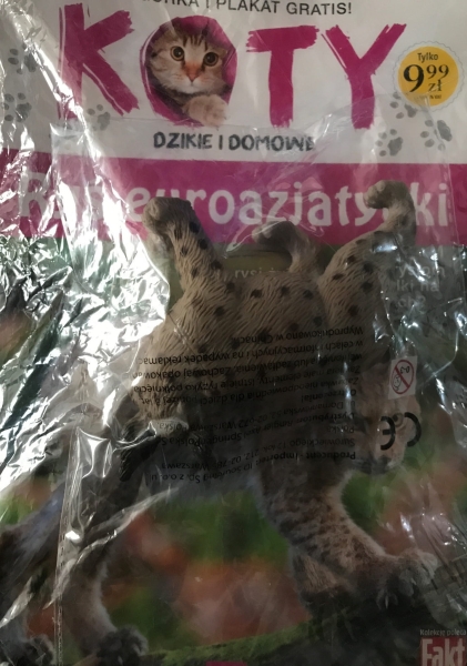 KOTY DZIKIE I DOMOWE RYŚ EUROAZJATYCKI FIGURKA 15