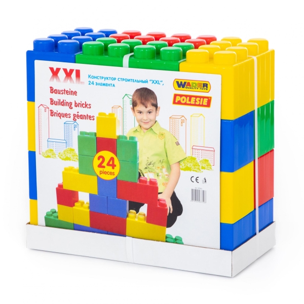 KLOCKI BUDOWNICZY XXL 24 ELEMENTY