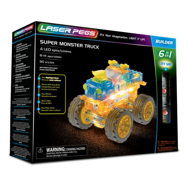KLOCKI LASER PEGS 6W1 SUPER MONSTER TRUCK