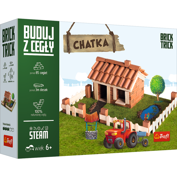 BRICK TRICK ZESTAW KONSTRUKCYJNY CHATKA
