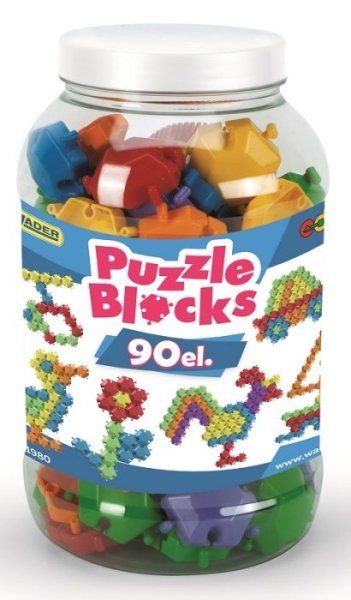 PUZZLE BLOCKS W SŁOIKU 41980 KLOCKI