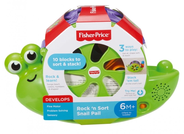 FISHER-PRICE FRC19 SORTER ŚPIEWAJĄCY ŚLIMAK