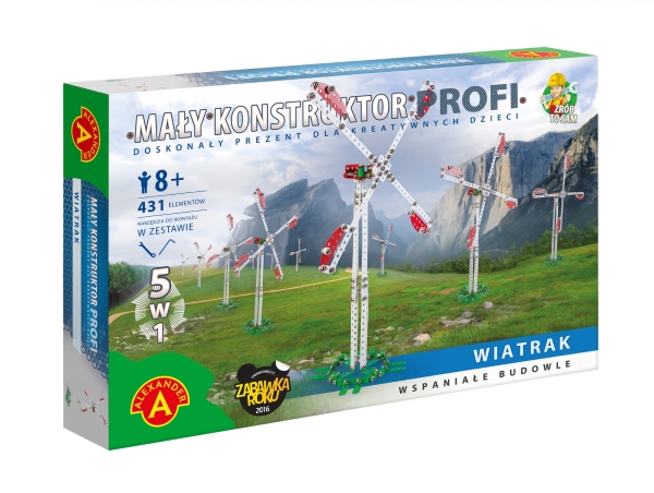 MAŁY KONSTRUKTOR 5W1 WIATRAK