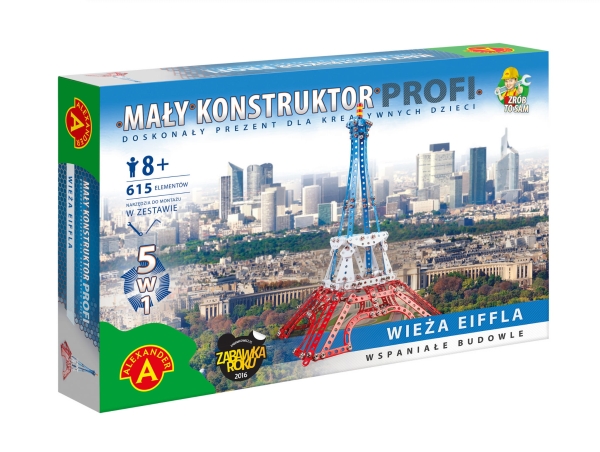MAŁY KONSTRUKTOR 5W1 WIEŻA EIFFLA