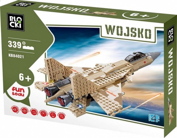 KLOCKI BLOCKI KB84021 WOJSKO ODRZUTOWIEC WOJSKOWY