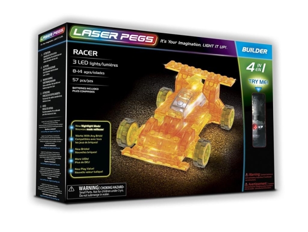 KLOCKI LASER PEGS 4 W 1 RACER