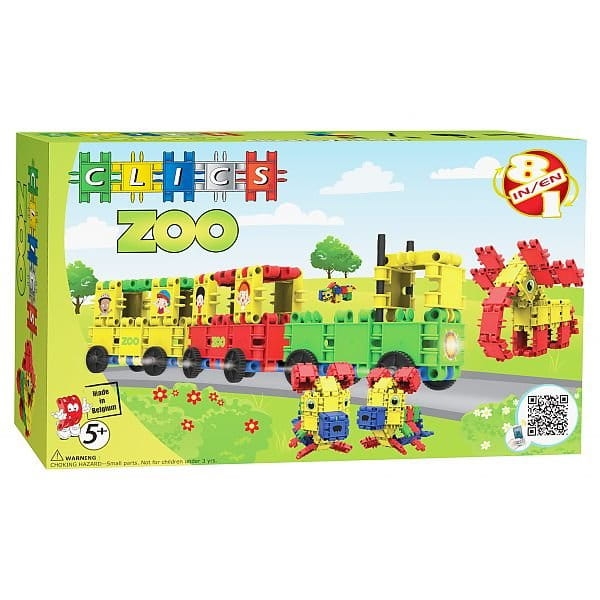 KLOCKI PLASTIKOWE ZOO 84 KLOCKI