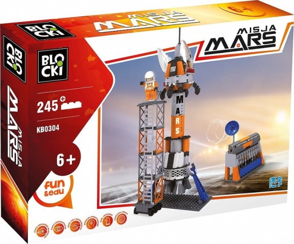 KLOCKI BLOCKI KB0304 MISJA MARS KOSMODRON