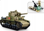 LEGO KLOCKI WOJSKO CZOŁG M4 SHERMAN T40 M9 COBI