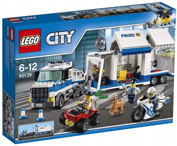 LEGO CITY 60139 MOBILNE CENTRUM DOWODZENIA POLICJA