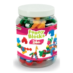 FUNNY BLOCKS KLOCKI 24 ELEMENTY 41940