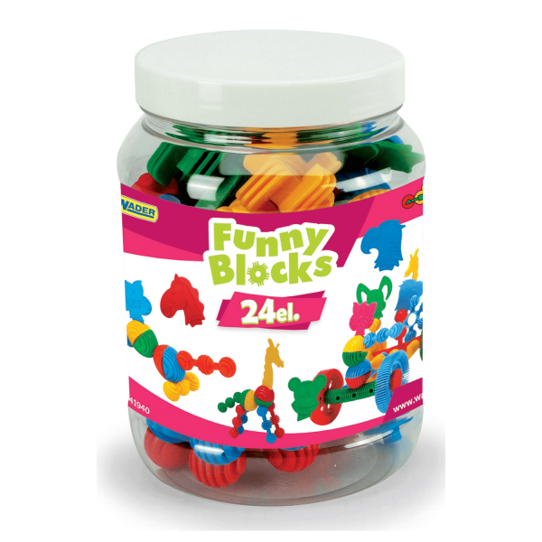 FUNNY BLOCKS KLOCKI 24 ELEMENTY 41940