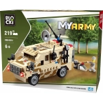 KLOCKI BLOCKI KB84024 MYARMY WÓZ BOJOWY