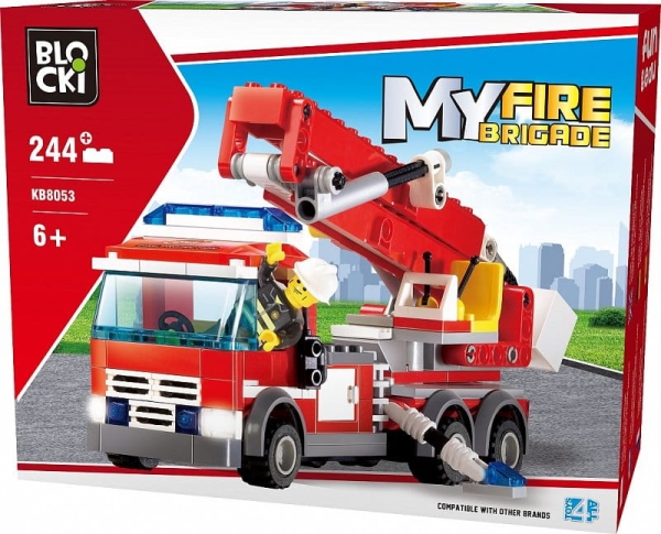 KLOCKI BLOCKI KB8053 MY FIRE BRIGADE WÓZ STRAŻACKI