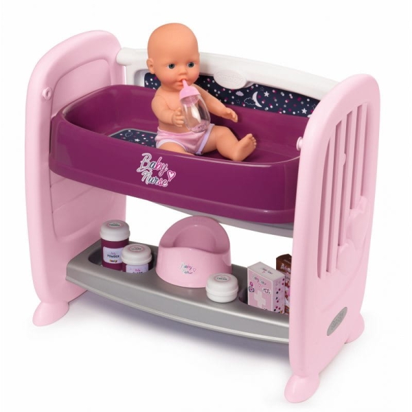 BABY NURSE ŁÓŻECZKO 2W1 + LALKA