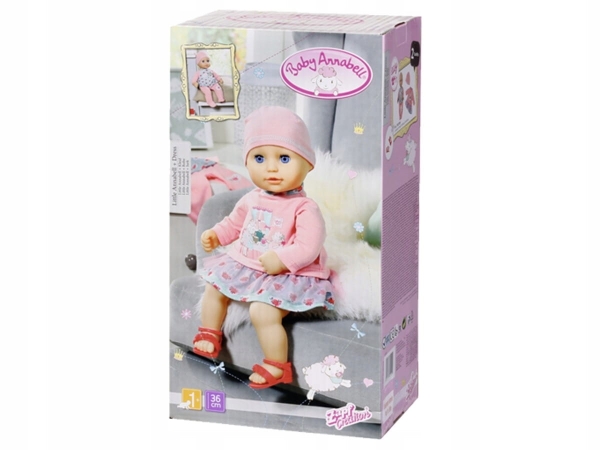 BABY ANNABELL LALKA Z DWOMA ZESTAWAMI UBRANEK