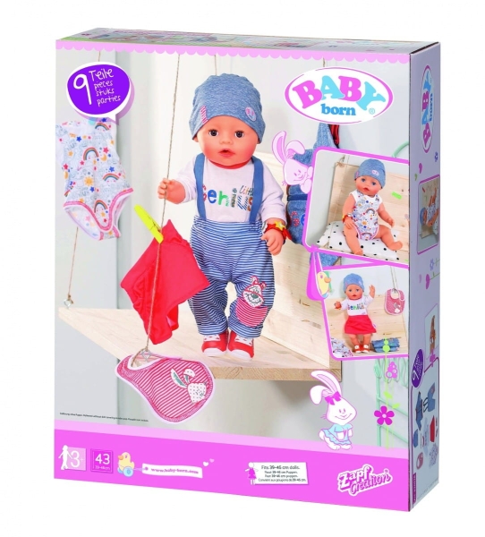 BABY BORN ZESTAW UBRANEK DELUXE SUPER MIX&MATCH