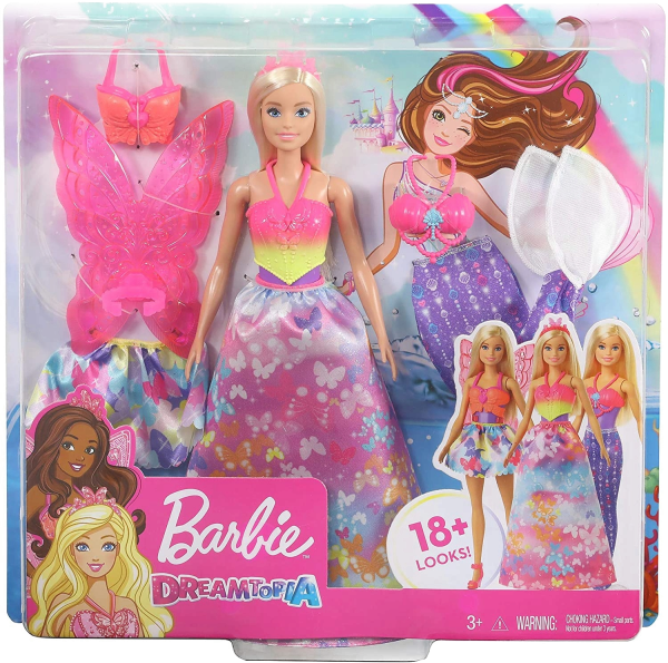BARBIE DREAMTOPIA GJK40 BAŚNIOWE PRZEBIERANKI
