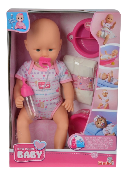 NEW BORN BABY LALKA FUNKCYJNA 43 CM