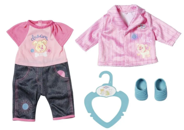 BABY BORN ZESTAW Z KURTKĄ LITTLE 36 CM UBRANKA DLA LALKI