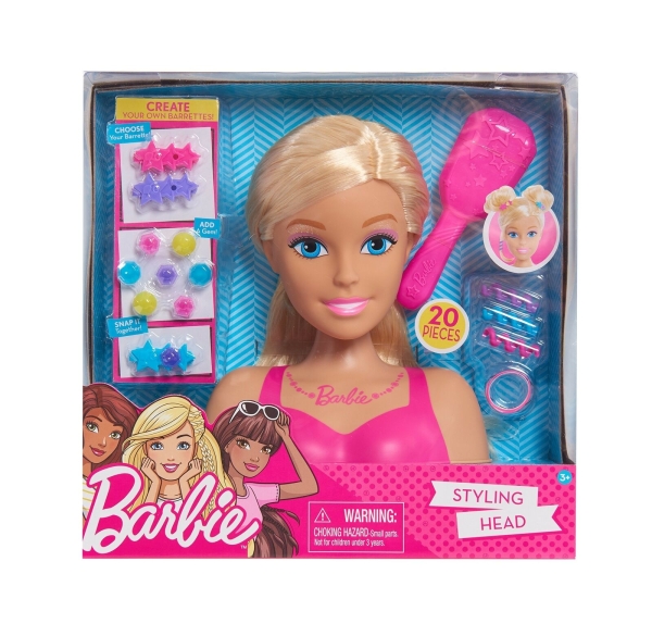 BARBIE GŁOWA DO STYLIZACJI BLOND WŁOSY