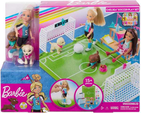BARBIE CHELSEA GHK37 BOISKO PIŁKI NOŻNEJ