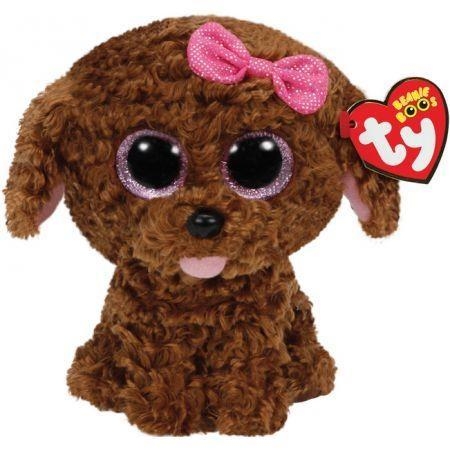 TY BEANIE BOOS BRĄZOWY PIES MADDIE 24 CM