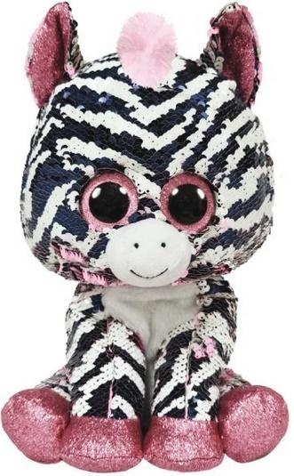 TY BEANIE BOOS CEKINOWA ZEBRA ZOEY 15 CM